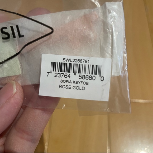 New fossil Sophia rose gold keyfob - Picture 6 of 6
